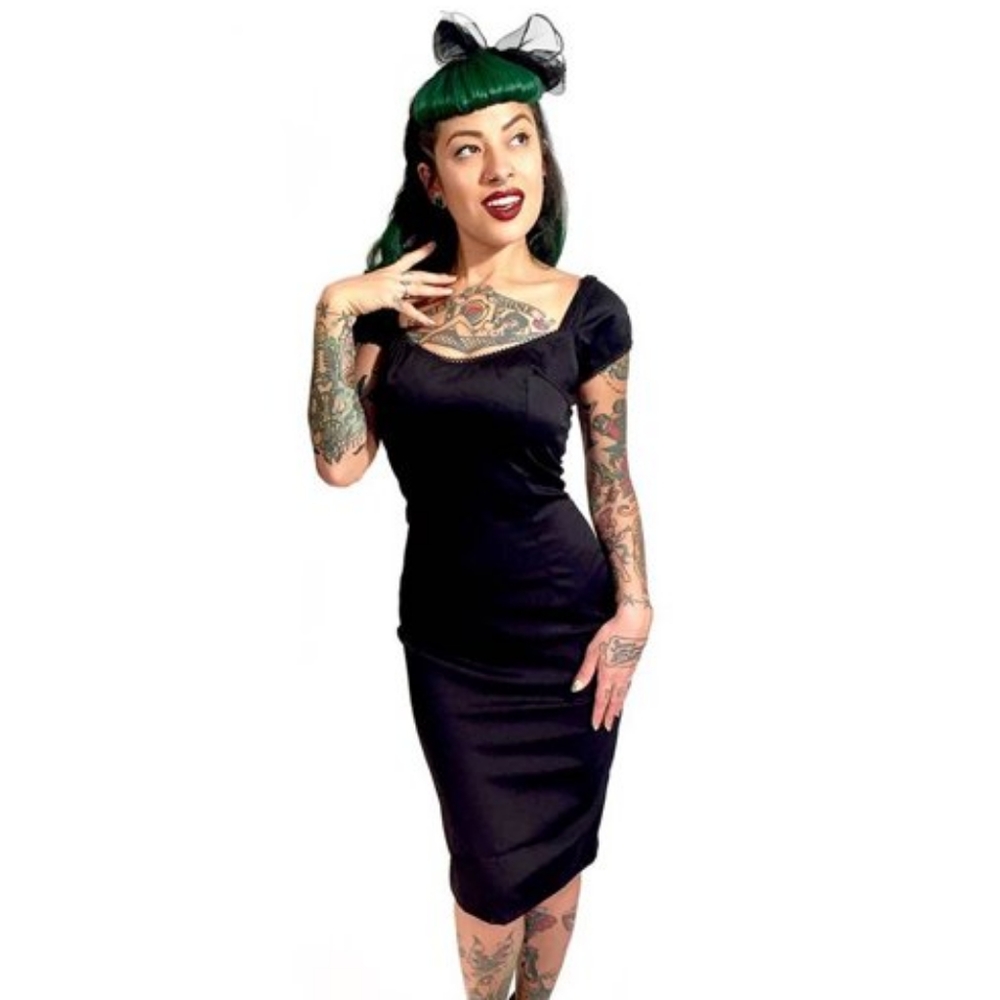 Switchblade Stiletto Black Josie Dress